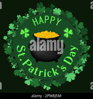 Banner zum St. Patrick's Day Stock Vektor
