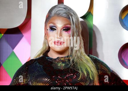 London, Großbritannien. 29. Januar 2020. Die Vivienne besucht die Weltpremiere der Raubvögel im Odeon IMAX Waterloo in London, England. (Foto: Fred Duval/SOPA Images/Sipa USA) Guthaben: SIPA USA/Alamy Live News Stockfoto