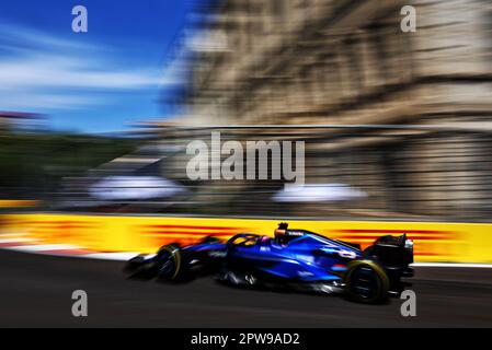 Baku, Aserbaidschan. 29. April 2023. Alexander Albon (THA) Williams Racing FW45. 29.04.2023. Formel-1-Weltmeisterschaft, Rd 4, Aserbaidschan Grand Prix, Baku Street Circuit, Aserbaidschan, Sprint Day. Das Foto sollte wie folgt lauten: XPB/Press Association Images. Kredit: XPB Images Ltd/Alamy Live News Stockfoto
