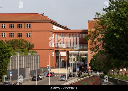 Mailand, Italien - april 28 2023 - Gebäude der Universität Bicocca Stockfoto