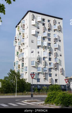 Mailand, Italien - april 28 2023 - Redo Bicocca Social Campus im Viertel Bicocca Stockfoto