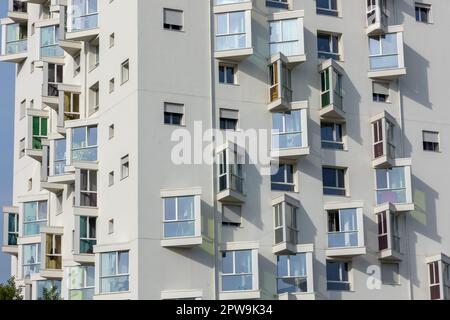 Mailand, Italien - april 28 2023 - Redo Bicocca Social Campus im Viertel Bicocca Stockfoto