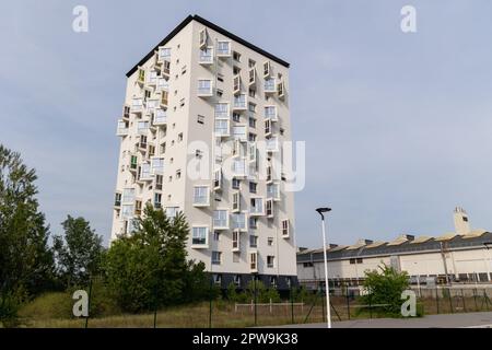 Mailand, Italien - april 28 2023 - Redo Bicocca Social Campus im Viertel Bicocca Stockfoto