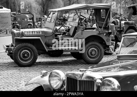 Hommage an die 1940er Jahre in Sandwich Kent Stockfoto