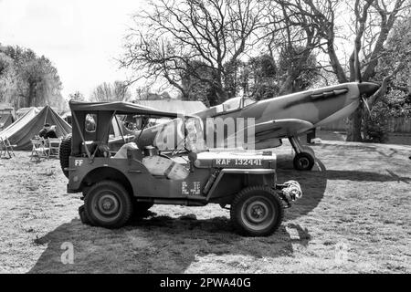 Hommage an die 1940er Jahre in Sandwich Kent Stockfoto