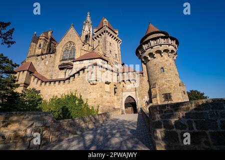 Schloss Kreuzenstein in Osterreich Stockfoto