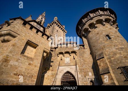 Schloss Kreuzenstein in Osterreich Stockfoto