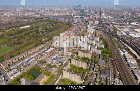 Battersea Park Estate, Wandsworth, London Stockfoto