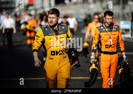 Baku, Aserbaidschan. 29. April 2023. McLaren F1 Team, F1 Grand Prix von Aserbaidschan auf dem Baku City Circuit am 29. April 2023 in Baku, Aserbaidschan. (Foto von HIGH TWO) dpa/Alamy Live News Stockfoto