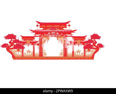 Mid-Autumn Festival für Chinese New Year Stock Vektor