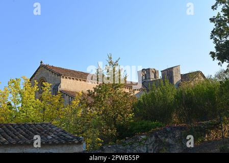 Die Zisterzienserabtei Sylvacane in La Roque d'Antheron ist eine der 3 Schwestern der Provence mit Senanque und Le Thoronet Stockfoto