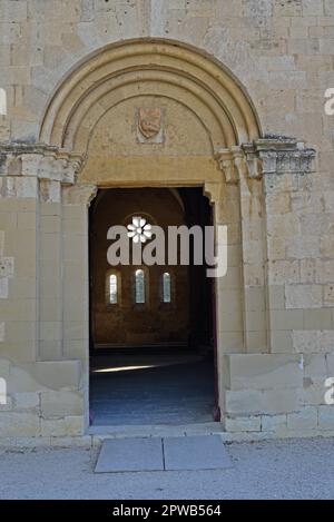 Die Zisterzienserabtei Sylvacane in La Roque d'Antheron ist eine der 3 Schwestern der Provence mit Senanque und Le Thoronet Stockfoto