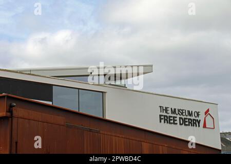 Das Museum of Free Derry im Bogside Stockfoto
