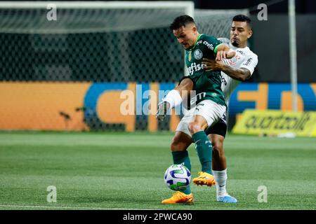 Spiel zwischen Palmeira und Corinthians für die 3. Runde der brasilianischen Meisterschaft 2023 im Allianz Parque, am Samstagabend, den 29. Adriana Spaca/SPP (Adriana Spaca/SPP) Kredit: SPP Sport Press Photo. Alamy Live News Stockfoto