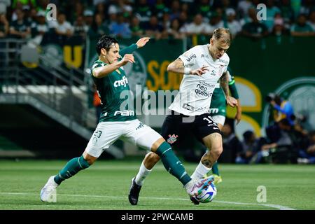 Spiel zwischen Palmeira und Corinthians für die 3. Runde der brasilianischen Meisterschaft 2023 im Allianz Parque, am Samstagabend, den 29. Adriana Spaca/SPP (Adriana Spaca/SPP) Kredit: SPP Sport Press Photo. Alamy Live News Stockfoto