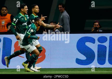 Spiel zwischen Palmeira und Corinthians für die 3. Runde der brasilianischen Meisterschaft 2023 im Allianz Parque, am Samstagabend, den 29. Adriana Spaca/SPP (Adriana Spaca/SPP) Kredit: SPP Sport Press Photo. Alamy Live News Stockfoto