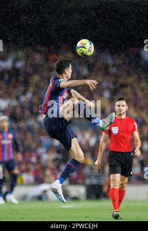 Barcelona, Spanien. 29. April 2023. Lewandowski in Aktion während des LaLiga-Spiels zwischen dem FC Barcelona und Real Betis im Spotify Camp Nou in Barcelona, Spanien. Kredit: Christian Bertrand/Alamy Live News Stockfoto