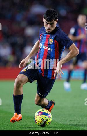 Barcelona, Spanien. 29. April 2023. Pedri in Aktion beim LaLiga-Spiel zwischen dem FC Barcelona und Real Betis im Spotify Camp Nou in Barcelona, Spanien. Kredit: Christian Bertrand/Alamy Live News Stockfoto