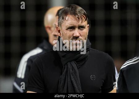Belo Horizonte, Brasilien. 29. April 2023. MG - BELO HORIZONTE - 04/29/2023 - BRASILEIRO A 2023, ATLETICO-MG X ATHLETICO-PR - Eduardo Coudet Coach von Atletico-MG während eines Spiels gegen Athletico-PR im Stadion Independencia für DIE BRASILIANISCHE A 2023 Meisterschaft. Foto: Gilson Junio /AGIF/Sipa USA Guthaben: SIPA USA/Alamy Live News Stockfoto