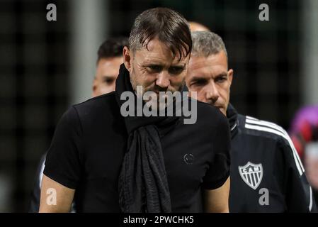 Belo Horizonte, Brasilien. 29. April 2023. MG - BELO HORIZONTE - 04/29/2023 - BRASILEIRO A 2023, ATLETICO-MG X ATHLETICO-PR - Eduardo Coudet Coach von Atletico-MG während eines Spiels gegen Athletico-PR im Stadion Independencia für DIE BRASILIANISCHE A 2023 Meisterschaft. Foto: Gilson Junio /AGIF/Sipa USA Guthaben: SIPA USA/Alamy Live News Stockfoto