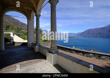 Ronco Sopra Ascona, Tessin, Schweiz Stockfoto