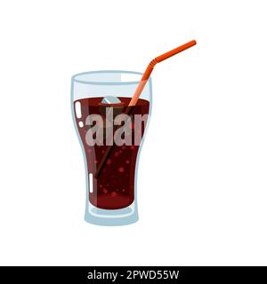 Realistische Darstellung von Soda-Cartoons Stock Vektor