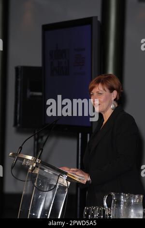 Lindy Hume, Leiterin des Sydney Festivals die Medieneinführung des alljährlichen Sydney Festivals vom 8-30. Januar 2011 in Sydney, Australien - 09.11.10 Stockfoto