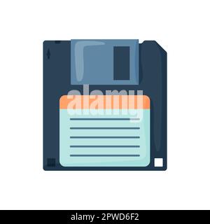 Vektorabbildung für Vintage-Disketten Stock Vektor