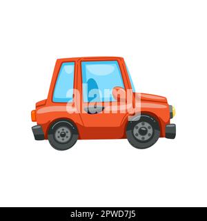 Autospielzeug für Kinder – Abbildung eines flachen Vektors Stock Vektor