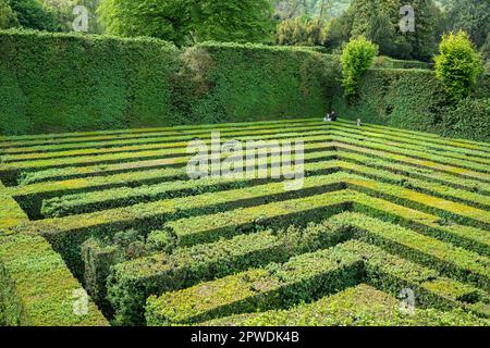 Villa Barbarigo in Valsanzibio Colli Euganei Padova Veneto Italien Stockfoto