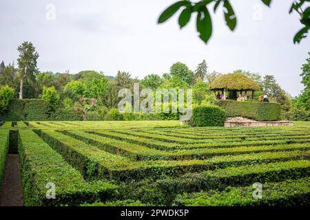 Villa Barbarigo in Valsanzibio Colli Euganei Padova Veneto Italien Stockfoto