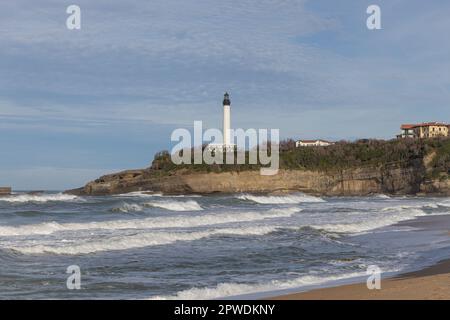 PHARE de Biarritz, Leuchtturm in Biarritz, Frankreich Stockfoto