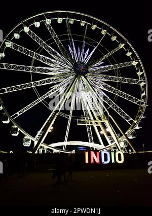 Indio, Kalifornien, 29. April 2023 - Riesenrad beim Stagecoach Country Music Festival. Foto: Ken Howard/Alamy Live News Stockfoto