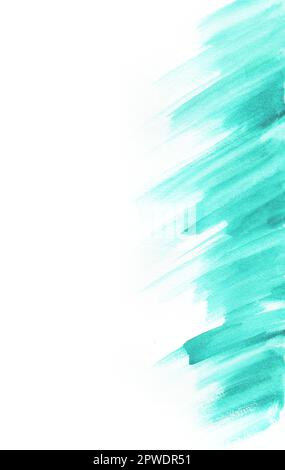 Seitenhintergrund, Aquarelle Pinselstriche, Handzeichnen, Malen Stockfoto