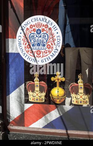 London, Großbritannien. 30. April 2023. London bereitet sich am 6. 2023. Mai auf die Krönung von König Karl III. Vor. Kredit: Sinai Noor/Alamy Live News Stockfoto