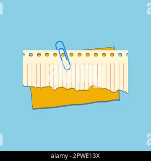 Papierstücke für Sammelalbum-Vektorbildungs-Set Stock Vektor