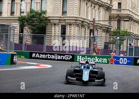 06 MARTINS Victor (FRA), ART Grand Prix, Dallara F2, Action während der 4. Runde der FIA Formel-2-Meisterschaft 2023 vom 28. Bis 30. April 2023 auf der Baku City Circuit in Baku, Aserbaidschan - Foto Xavi Bonilla / DPPI Stockfoto