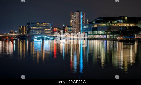 Danish Architecture Centre, Lille Langebro Bridge, Kopenhagen, Dänemark Stockfoto