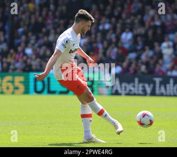 Declan Rice von West Ham United während des Fußballspiels der englischen Premier League zwischen Crystal Palace und West Ham United im Selhurst Park, London auf 29 Stockfoto