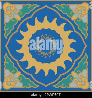 Vintage-Muster-Vektorhintergrundmuster Stock Vektor