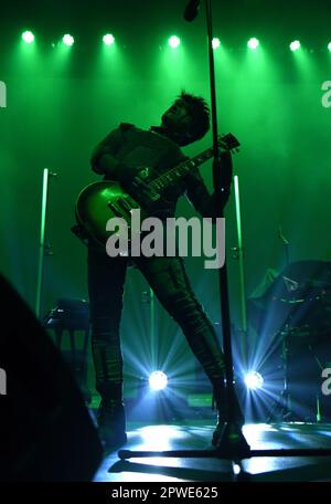 Atlanta, GA, USA. 29. April 2023. Auf der Bühne für das Ministerium mit Gary Numan und Front Line Assembly in Concert, Tabernacle, Atlanta, GA, 29. April 2023. Kredit: Derek Storm/Everett Collection/Alamy Live News Stockfoto