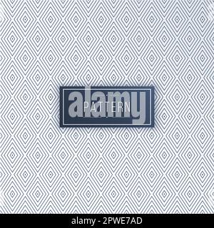 Rhombus geometrischer Hintergrund mit nahtlosem Muster Stock Vektor