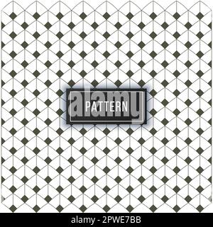 Nahtloses islamisches geometrisches Muster mit quadratischen und rechteckigen Formen Stock Vektor