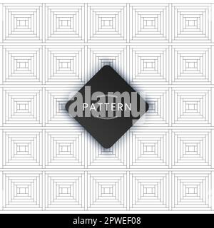 Nahtloser Hintergrund mit geometrischen Mustern mit abstrakten diagonalen Linien Stock Vektor