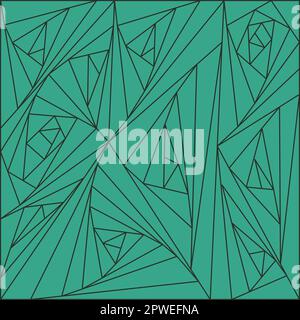 Abstraktes nahtloses Muster mit Dreieckslinien Stock Vektor