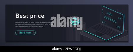 Banner zum besten Preis Stock Vektor