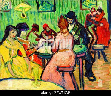 Das Bordell von Vincent Van Gogh. Original von der Barnes Foundation. Stockfoto