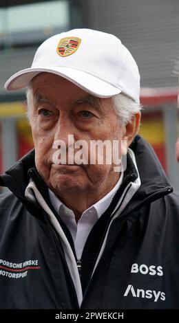 Spa Franchorchamps, Belgien. 29. April 2023. 29. April 2023, Circuit de Spa-Francorchamps, Spa-Francorchamps, WEC - TotalEnergies 6 Stunden Spa-Francorchamps, im Bild Roger Penske Credit: dpa/Alamy Live News Stockfoto