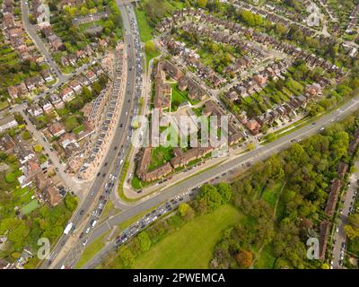 finchley Road golders Green A406 London North Circular Stockfoto