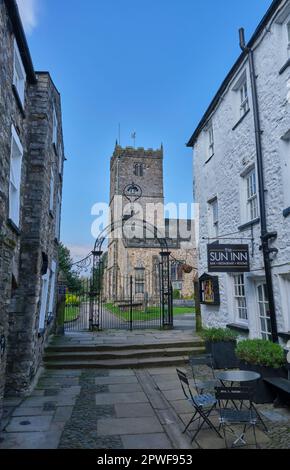 Church Street, Kirkby Lonsdale, Cumbria Stockfoto